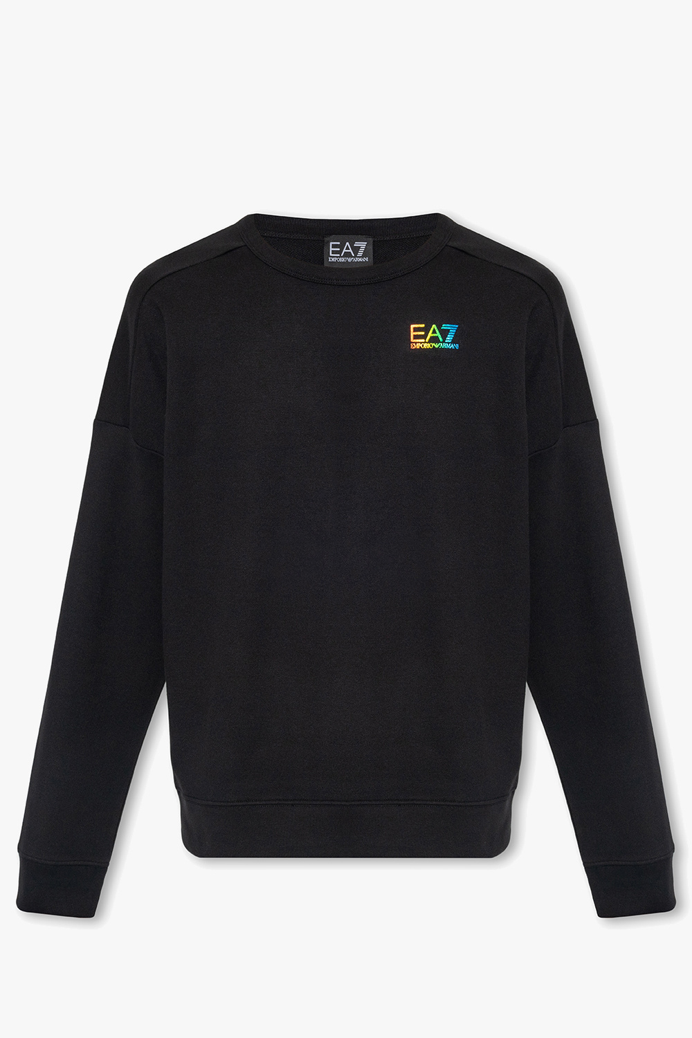 Black Sweatshirt with logo EA7 Emporio Armani Vitkac France